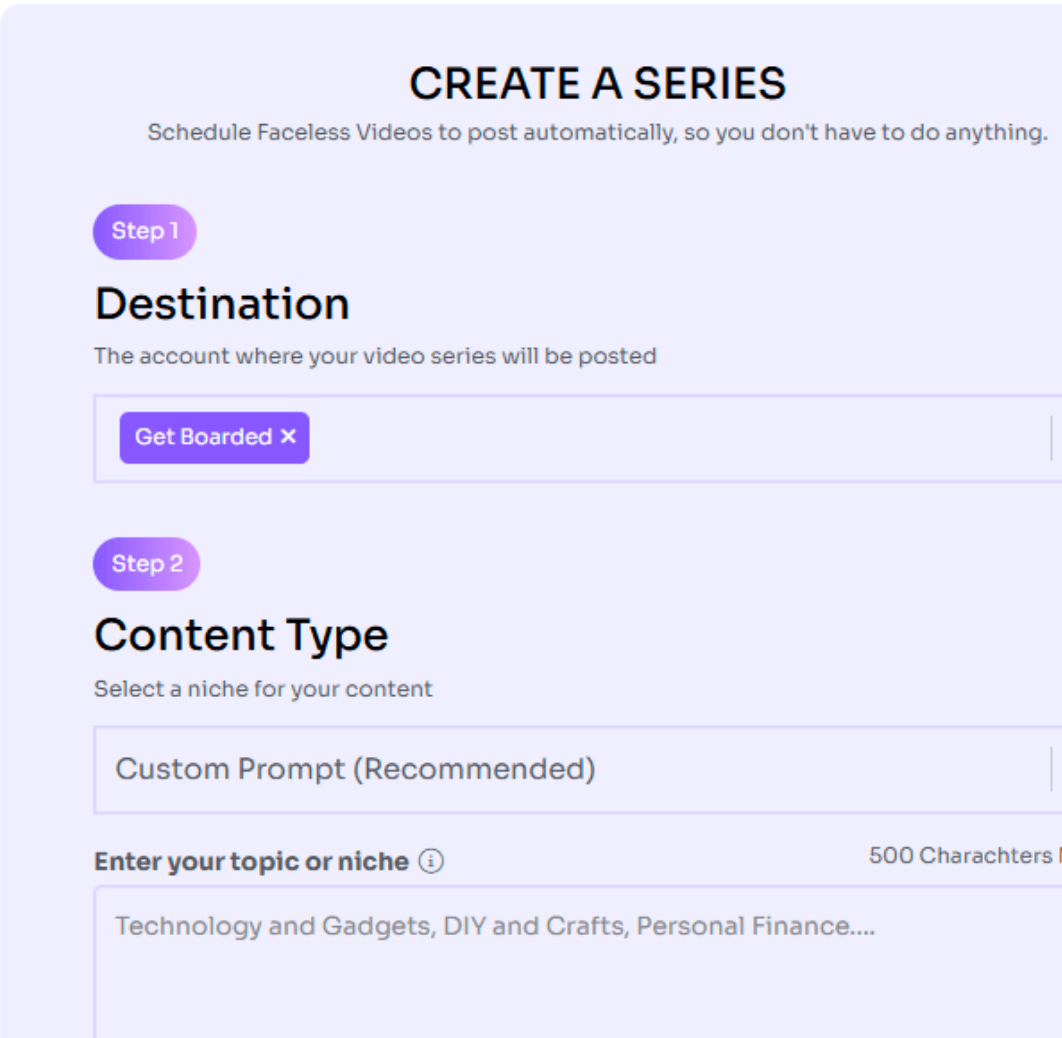 Thematic series creation